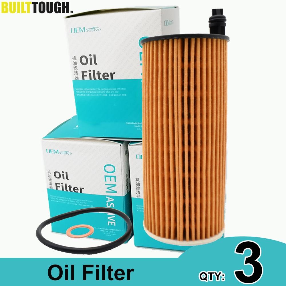 QTY 3 Oil Filters 11428507683 For BMW ALPINA D3 740d 114d 116d 125d 325d 330d 335d 525d 530d 535d 640d 730d xDrive MINI R56