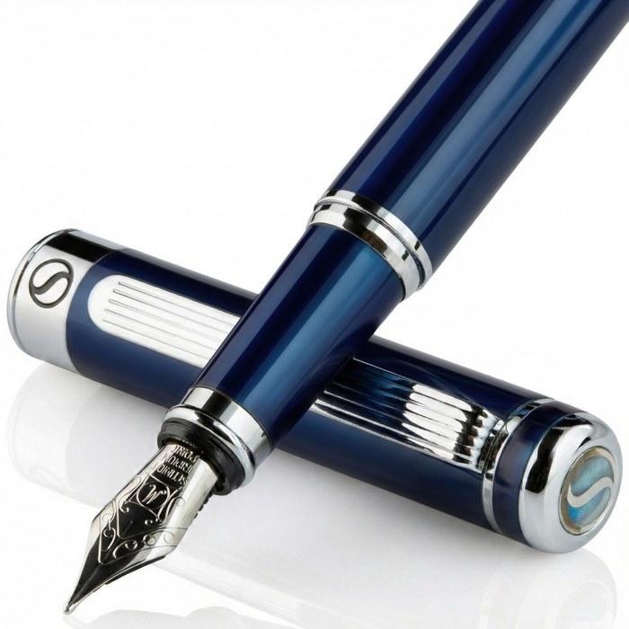 Scriveiner Midnight Blue Fountain Pen (Blue) 1 Count