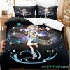 Game Genshin Impact Bedding Set 3D Printed Comforter Duvet Cover Sets Pillowcase Twin Full Queen King Duvet Covers Drop Ship