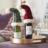 Handcrafted Icelandic Wool Christmas Hat for Wine Bottles and Christmas Trees - Convenient  and  Practical  Home  Decor