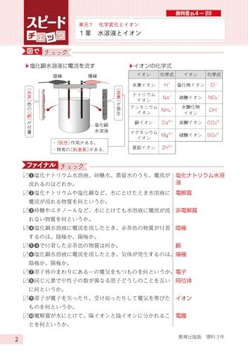Junior High School Textbook Workbook Science 3rd Year Education Publishing Edition
