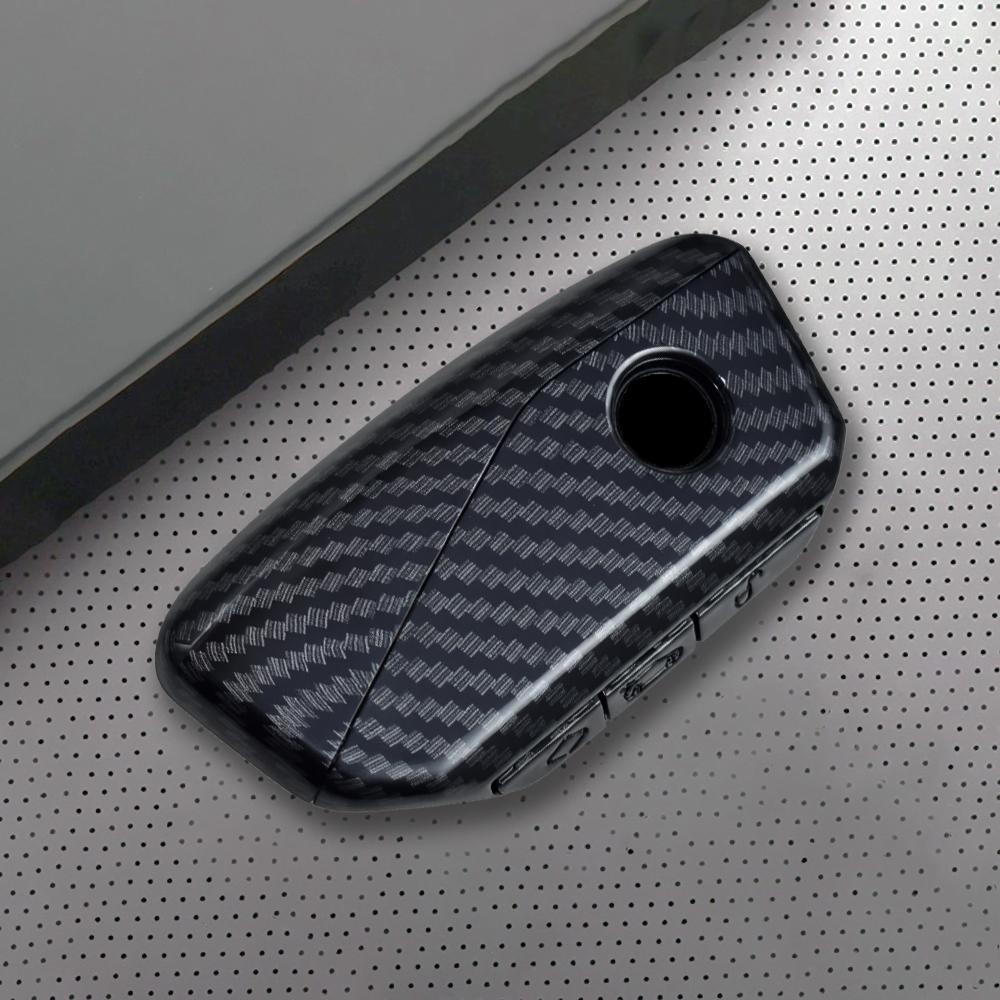 

ABS Carbon Car Key Fob Cover Case Shell For BMW 530i 540i 550e 750e 740i 760i X1 X2 X5 X6 X7 M5 iX1 iX2 iX XM i5 i7 2024 2025