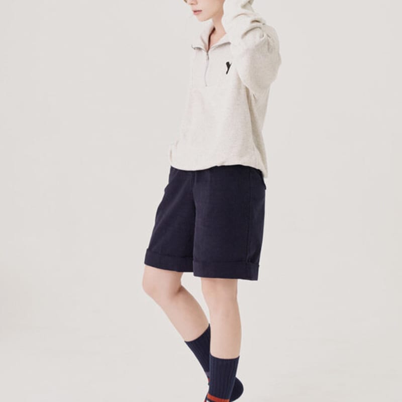 Bananasisters Twin Unisex Line Medium Socks Navy