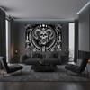 Accnicc Skull Gothic Skeleton Tapestry 60 x 44 Inch