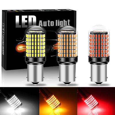 2PC 1156 BA15S P21W BAU15S PY21W T20 7440 W21W 3157 1157 P21/5W W21/5W LED Bulbs 144 SMD Led CanBus Lamp For Turn Signal Light