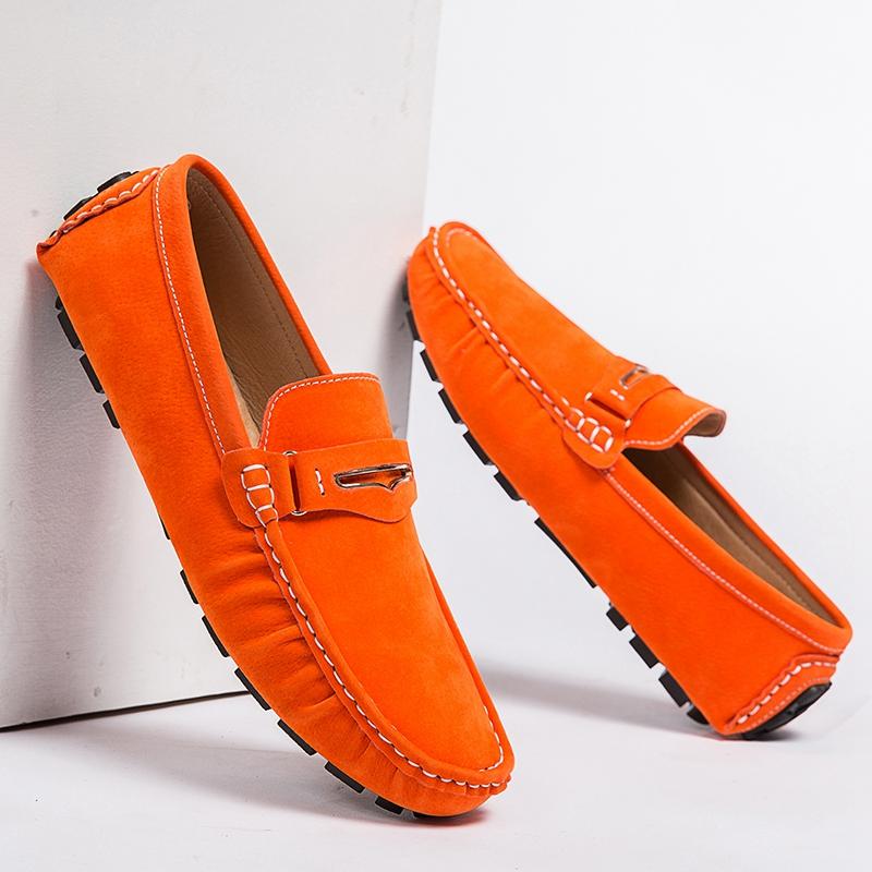 Men High Quality Leather Loafers Men Casual Shoes Moccasins Slip On Men's Flats Fashion Men Shoes Male Driving Shoes Size 38-49