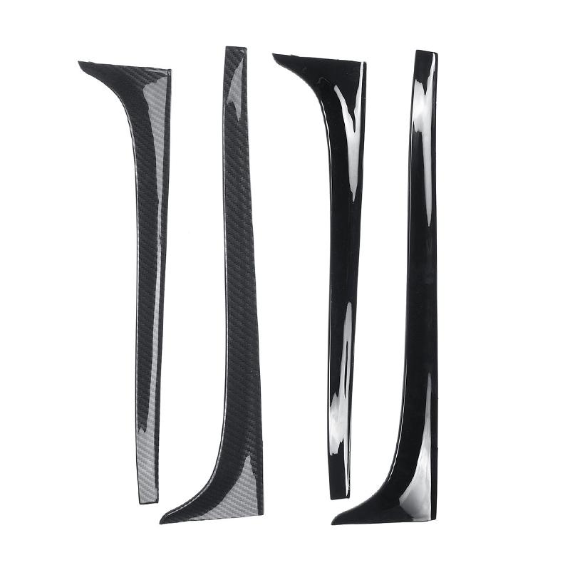 Auto Carbon Fiber Hinten Fenster Seite Spoiler Flügel Für VW GOLF 7 MK7 GTD R 2014-2018 Auto-styling Auto