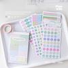 Planwith Multifunctional Mark Sticker Self-Adhesive Tear Classified Index Sticker Note Sticker Hand Account Decorative Sticker