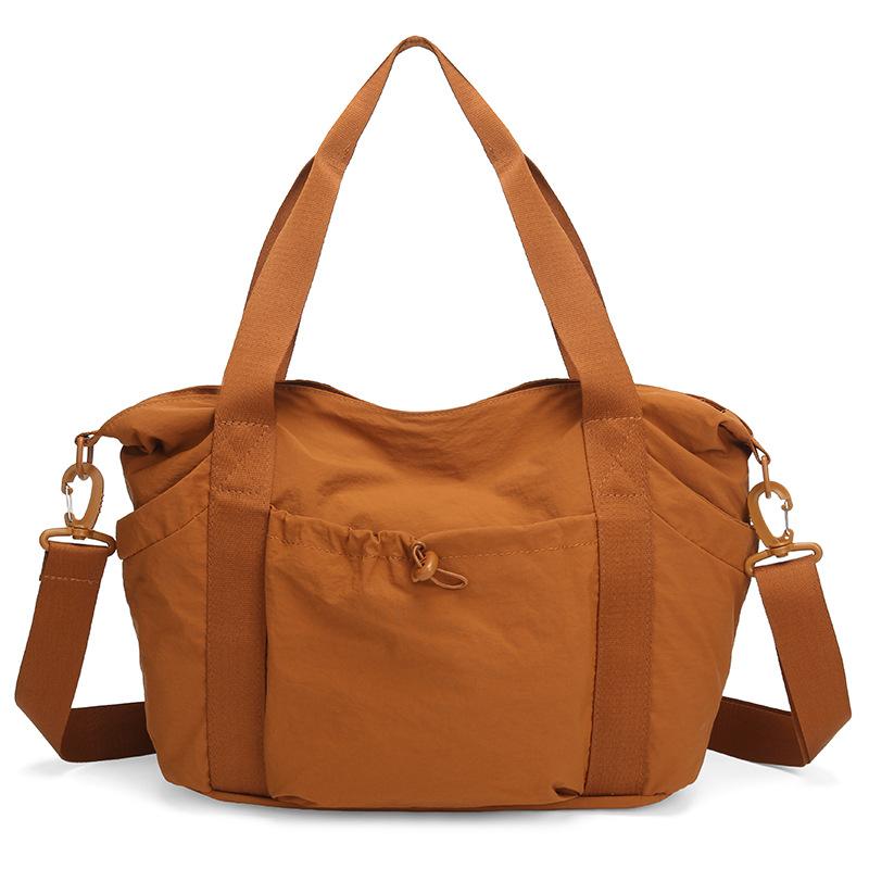 

Сумка через плечо под мышкой Большая вместимость Сумка-тоут Унисекс Сумка для поездок жёлтый