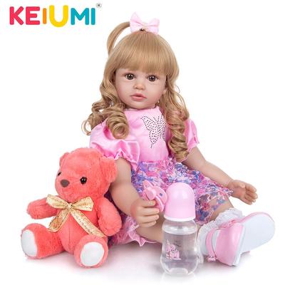 KEIUMI Fantasy 24 Inch Reborn Doll Cloth Body Lovely Princess Baby Doll Toys For Girl Children's Day Gift Kids Birthday Present