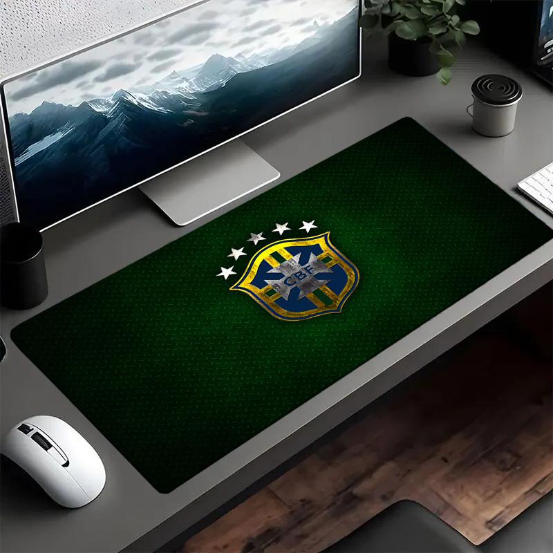 Brazilian Football Federation Emblem Mouse pad Mouse pad, Gaming Mouse Pad, keyboard pad, Desk Decor for computer notebook Fan Gift Birthday Gift