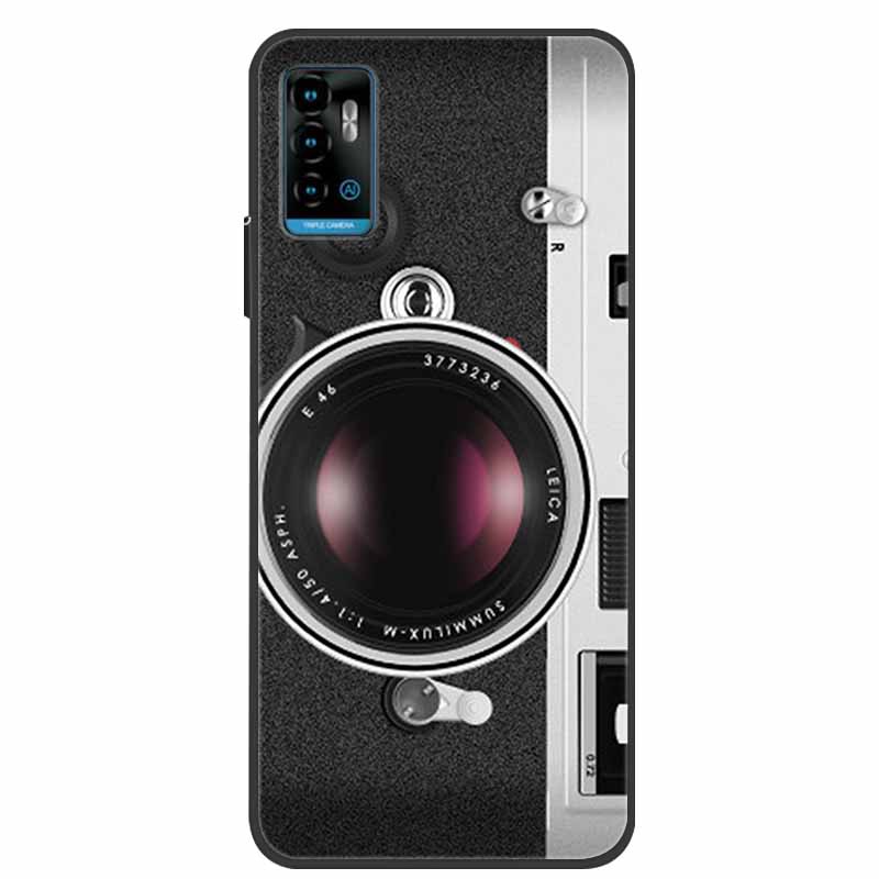For ZTE Blade A71 Case Shockproof Soft silicone TPU Back Cover For ZTE BladeA71 Phone Cases for ZTE Blade A 71 2021 Cute Cartoon