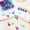 108x Crochet Stitch Markers Smooth Cute Locking Markers Multipurpose Ring Weave Stitch Needle for Weaving Crochet Fittings