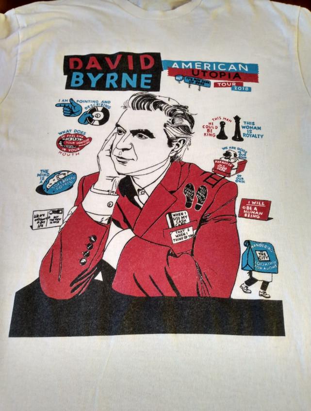 David Byrne Tour American Utopia Tričko Všechny velikosti S až 5XL EG153