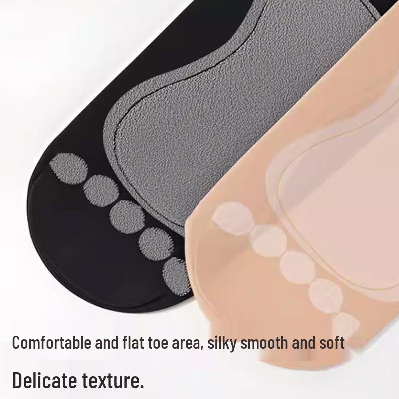 Langsha Women's Summer Ultra-Thin Anti-Slip Invisible Socks