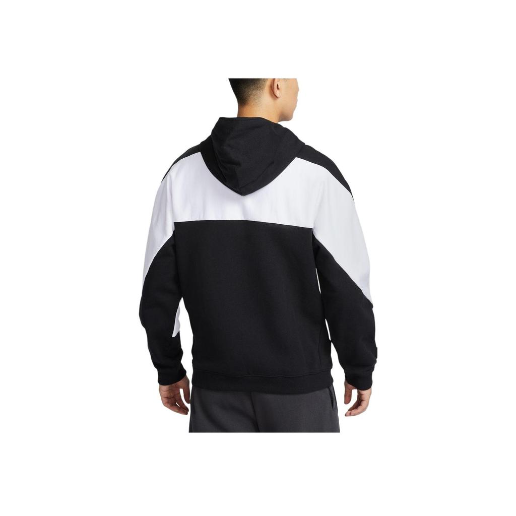 Nike Color Block Hooded Pullover College Style Long Sleeve Sweatshirt Men Sweatshirt Black HJ0274-010