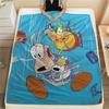 Rocko Flannel Blanket, High quality Comfortable for All Seasons, Home Decor, Warmth and Comfort