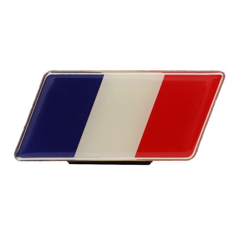 1 pièce Aluminium Drapeau Autocollants de Voiture Emblème de Calandre Badge Grande-Bretagne Allemand France Australie Amérique Russie Pièces de Voiture Accessoires Extérieurs
