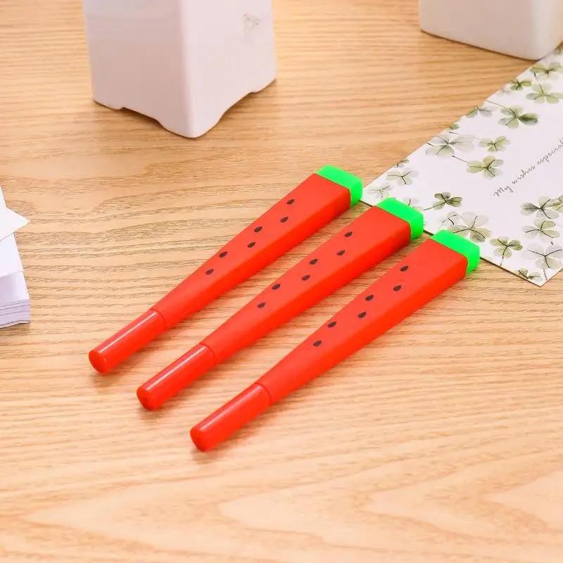 3 Pcs of New Creative Cute Watermelon Gel Pen Student Stationery