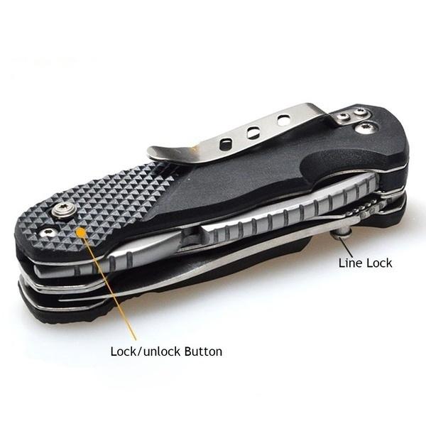 Creative 15 ÎN 1 Multi Tools Clești pliabili Multi Tools Camping Multi Tools Instrumente de supraviețuire în aer liber cu sac de nailon