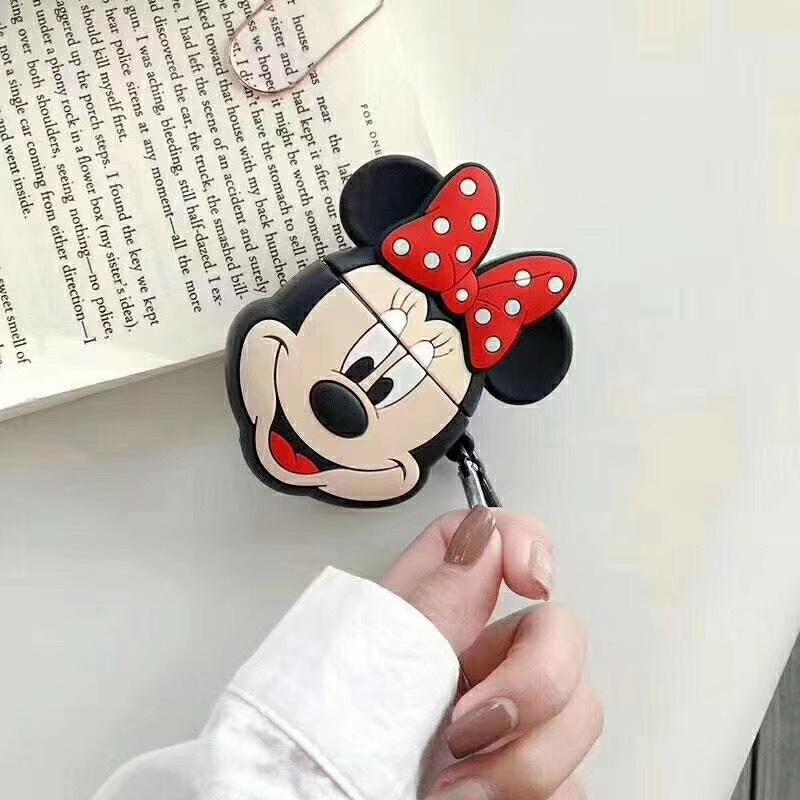 Cute Mickey Apple AirPods Pro Apple Bluetooth Headset Case 1/1 Generation Cartoon Case for Couples