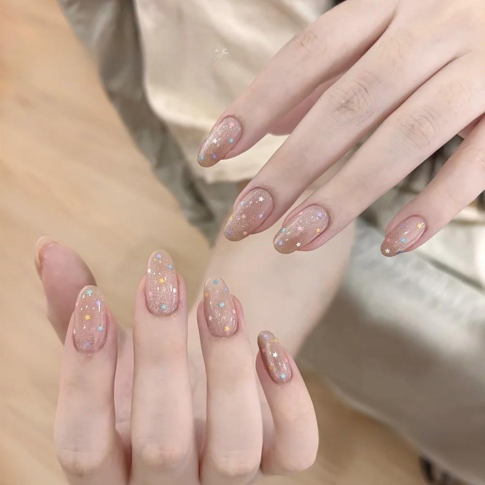 6 Grids/Box Nail Art Sequins Kit Mixed Shape DIY Nail Embellishments Manicure Accessories