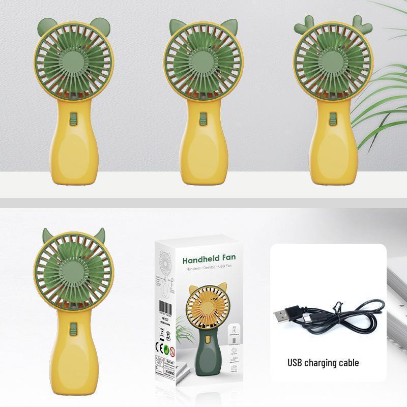

Portable USB Rechargeable Mini Fan for Students and Children Two Speed Settings