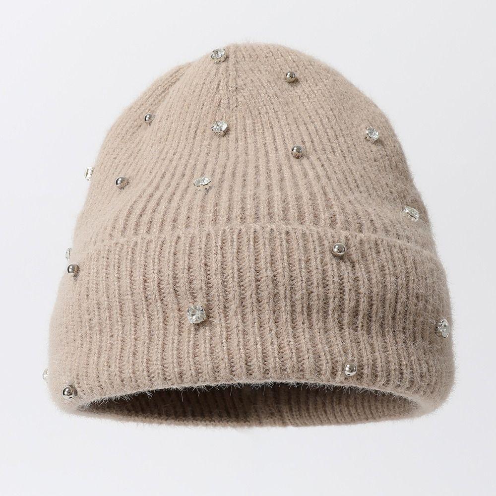 Casual Skullies Cap Keep Warm Pullover Yarn Hat Outdoor Warm Bonnet Beaanies Autumn Winter
