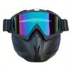 M138 Retro  Motorcycle Helmet Mask Off-Road Sports Windshield Goggles for Outdoor Riding and Cycling