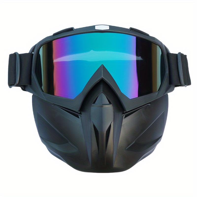 M138 Retro Motorcycle Helmet Mask Off-Road Sports Windshield Goggles for Outdoor Riding and Cycling