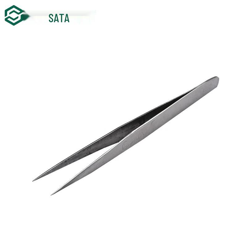 SATA Pointed Tweezers 125mm