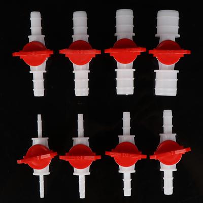Hose Barb Two Way Plastic Ball Valve Aquarium Garden Micro Irrigation Connector