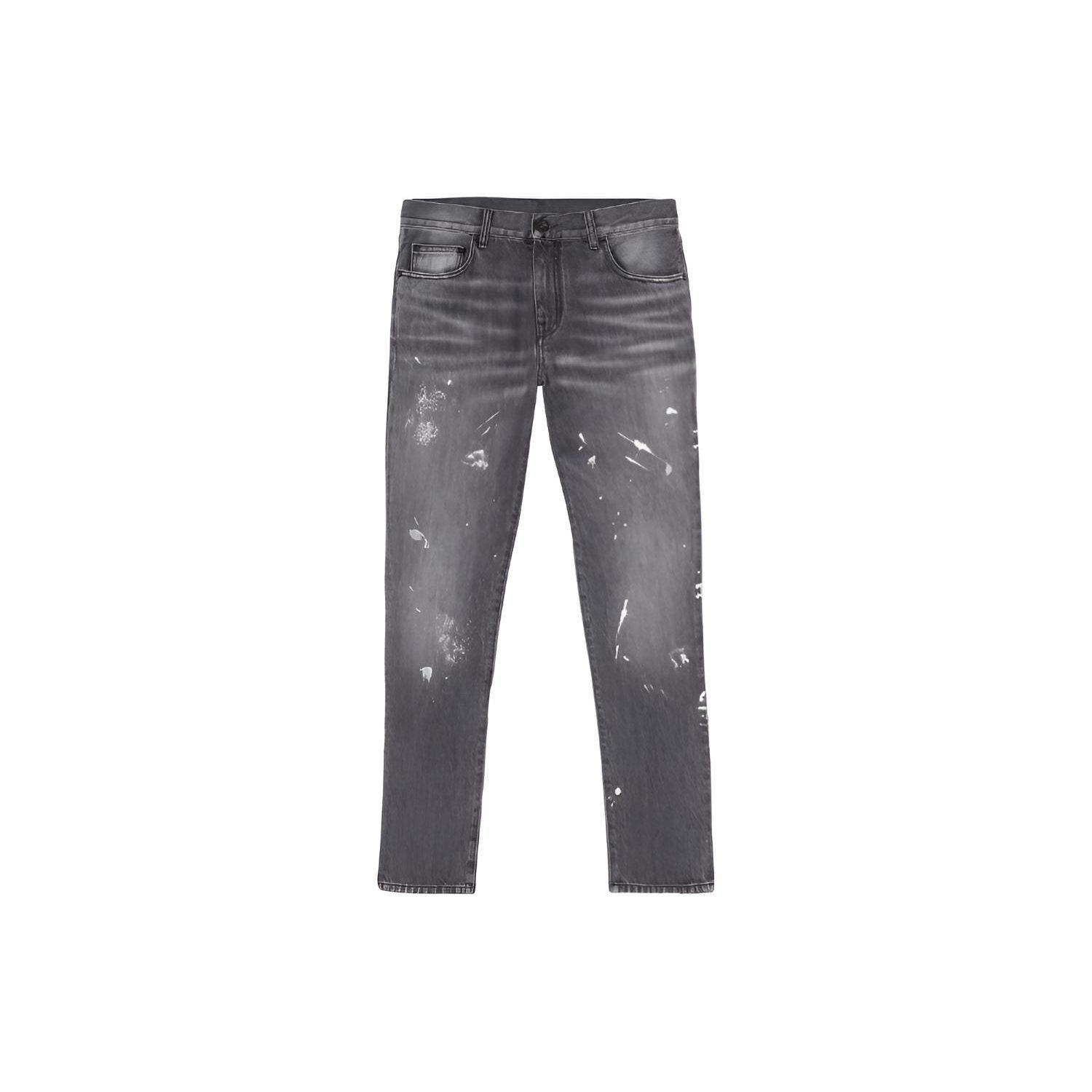 OFF WHITE Diag Outline Paint Skinny