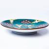 Waza no Kura Stylish Kutani ware small old Kutani blue ware with crane and karuta small serving branded Japanese - plates, masterpieces, plates,