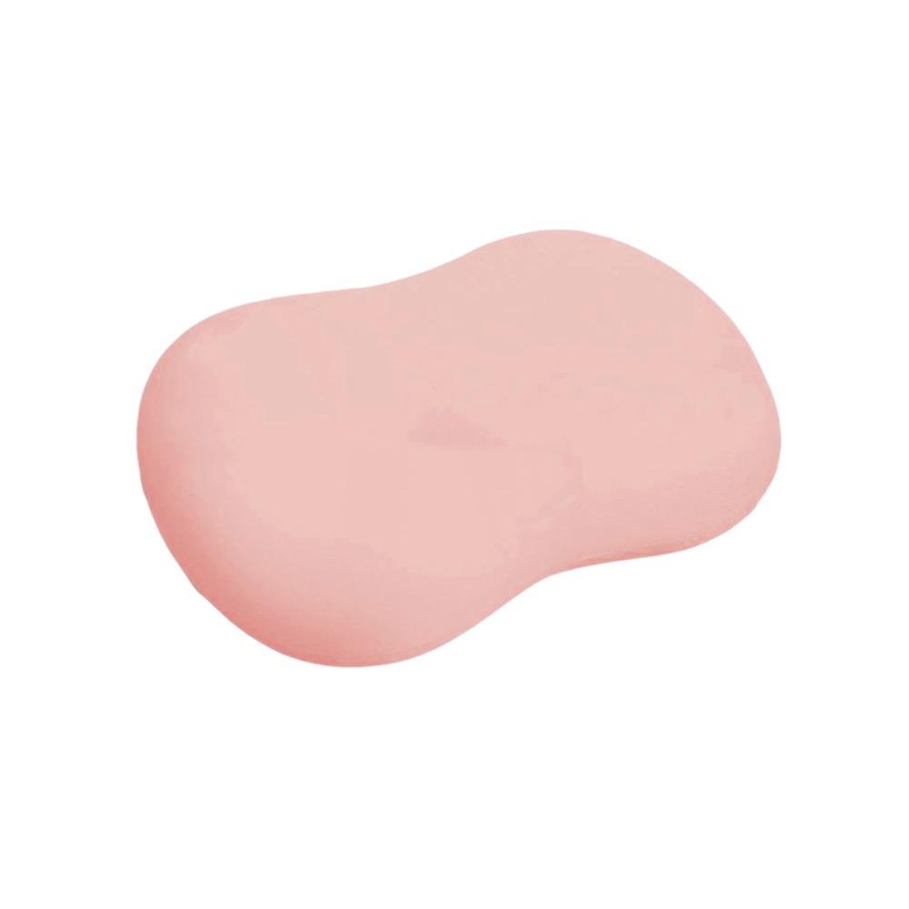 Durable Soft Ice Silk Slow Rebound Pillow Cooling Solid Color Neck Protection Pillow Ergonomic Design Desk Nap Pillow Office