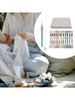 Beginner Punching Needle Embroidery Set Inlcudes 12 Color Yarn, Embroidery Cloth, Punching Needle Pen, Needle Threader