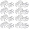 1/16 Pcs Clear Caster Cups Round Furniture Cups Comfortable Touch Carpet Protectors  Sofas