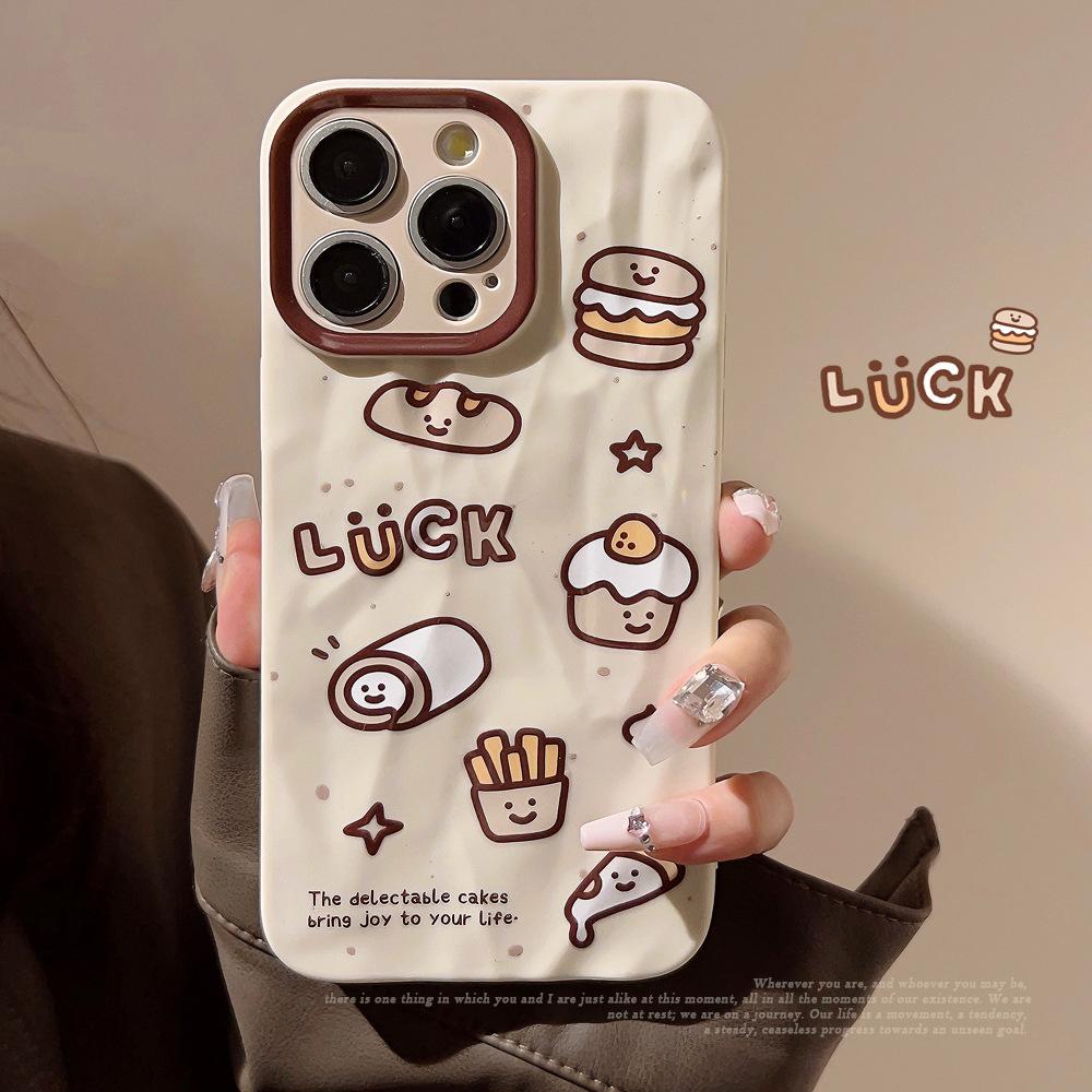Cartoon Cute Bread Phone Case for iPhone 17, iPhone 17 Pro Max