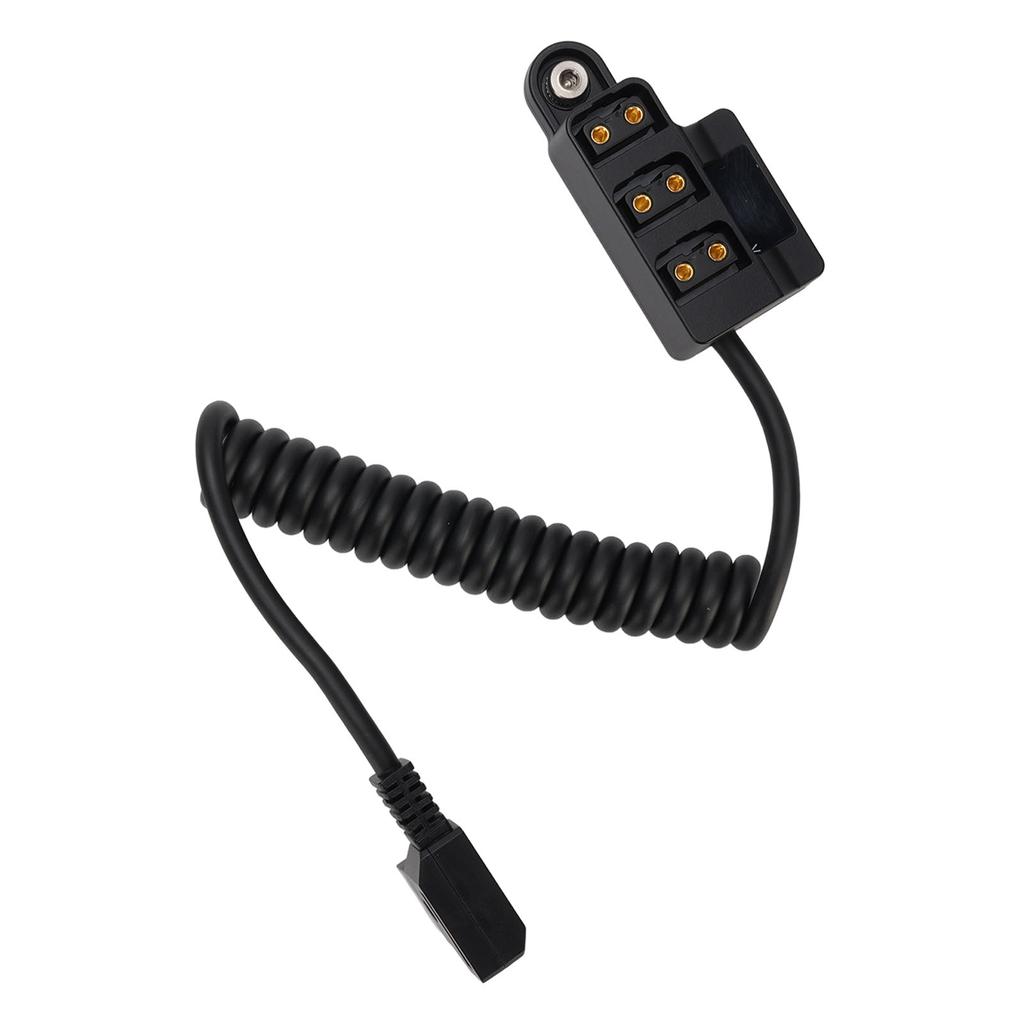 D Tap Splitter Cable with LED Digital Display B Type 3 Port D Tap Splitter Hub Power Cable for V Mount Camera Battery