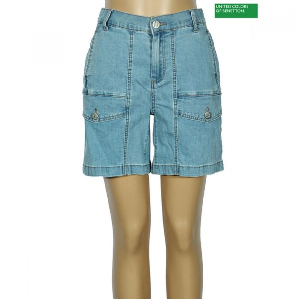 

Benetton Front Pocket Elastic Shorts Badpf3431 WH_white/42