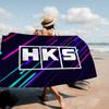 Sports Car HKS JDM Big Microfiber Beach Towels Quick Dry Towel Sand Beach Towels Pool Towel For Travel Swim Pool Yoga