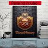 Galatasaray Personalized Name Round Diamond Painting Kit Diamond Embroidery Painting Rhinestones Mosaic Frameless Handwork Decoration Arts
