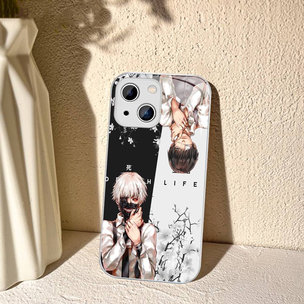 T-Tokyo G-Ghoul Classic Anime Tempered Glass For iphone 14 13 12 11 Pro Mini XS MAX 14Plus X XS XR Cover