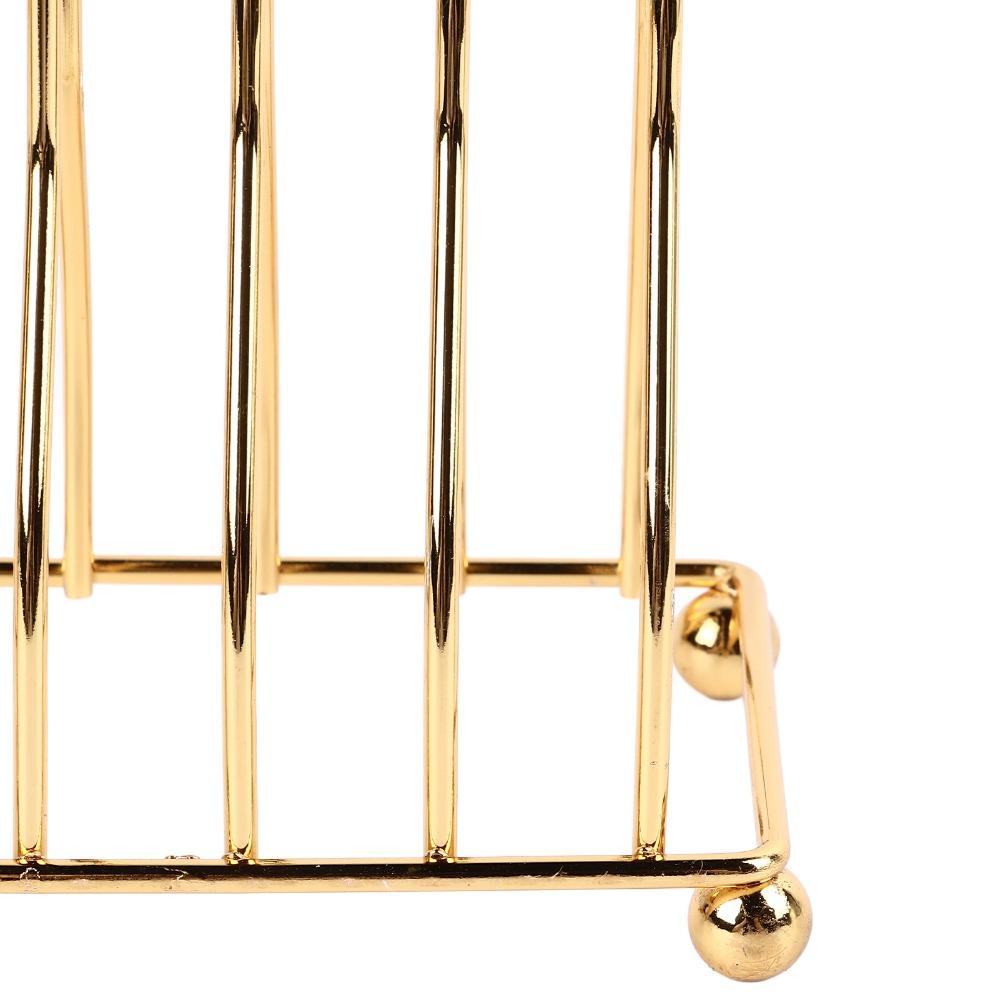 7-teiliges Set goldene Metall-Untersetzer Eisen-Untersetzer mit Halter Untersetzer Tisch-Untersetzer-Set für Couchtisch
