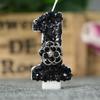 Black Rose Cute Cake Decorations Candles 0-9 Number Kids Adult Birthday Wedding Party Celebrate Candle