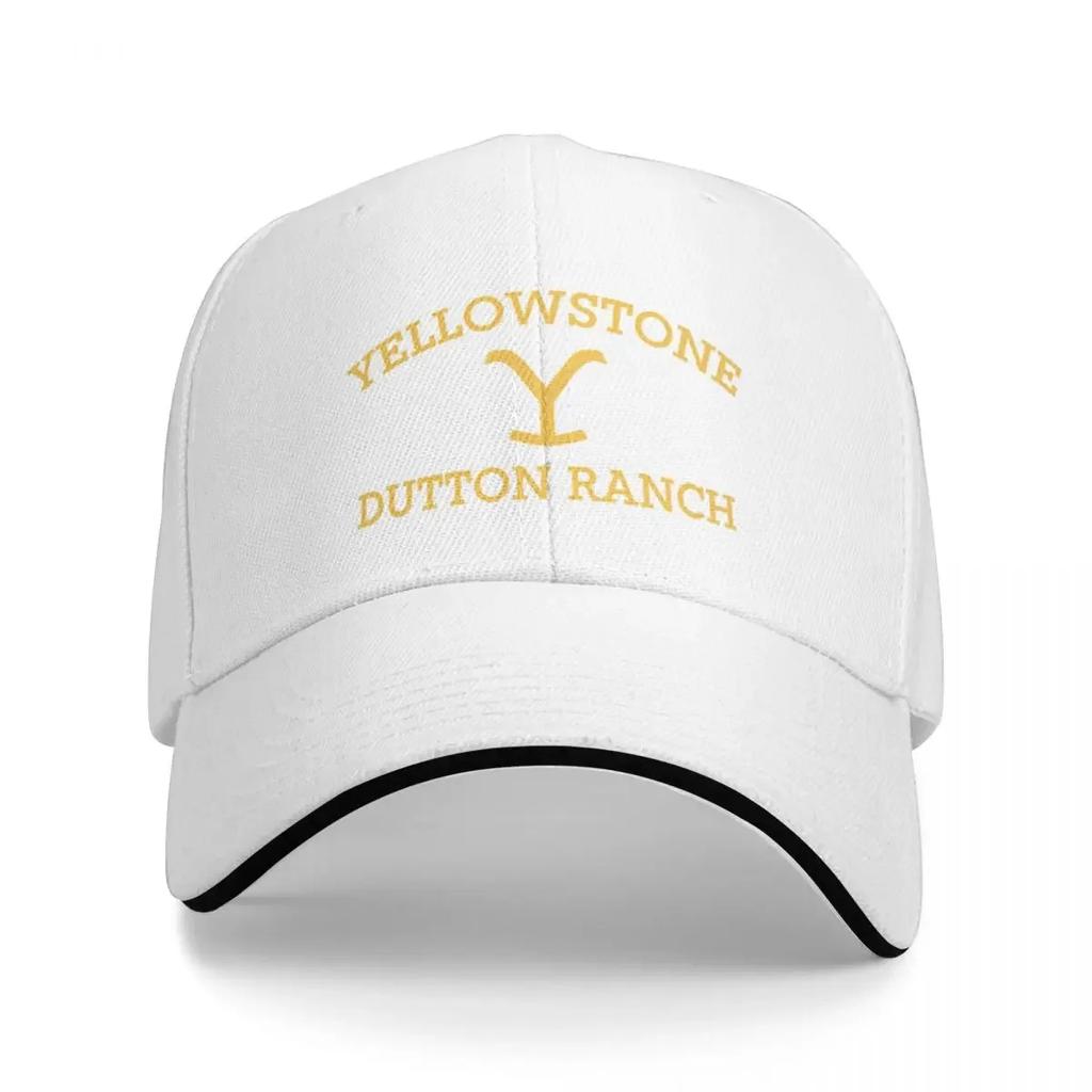 YEllowstone DUtton Ranch Cap Fashion Casual Baseball Caps Adjustable Hat Summer Unisex Baseball Hats Customizable Polychromatic