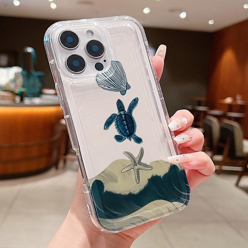 Marine Life Ocean Turtle Pattern Phone Case for Samsung Galaxy S26 S25 S23 S24 Ultra A34 A55 A54 A35 A15 A53 S22Plus S21FE Cover