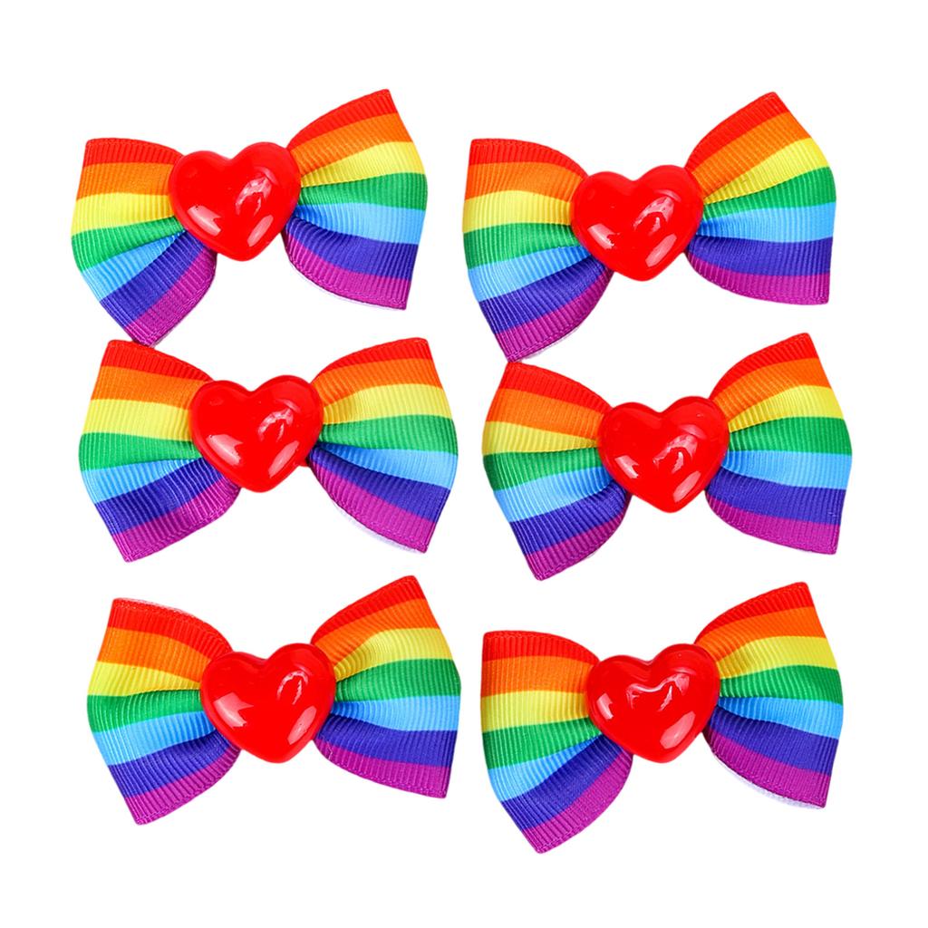 Girls Hair Clip Rainbow Women Kid Hairgrips Colorful Headdress Barrettes Rainbow Shape Sweet 2000s Girls Hairpins