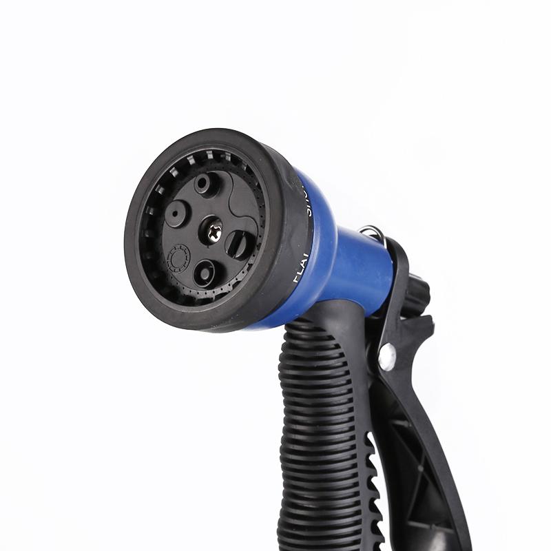 Hot Sale Manual Power Plastic Garden Water Gun with Nozzles Featuring a Convenient Design for Outdoor Use