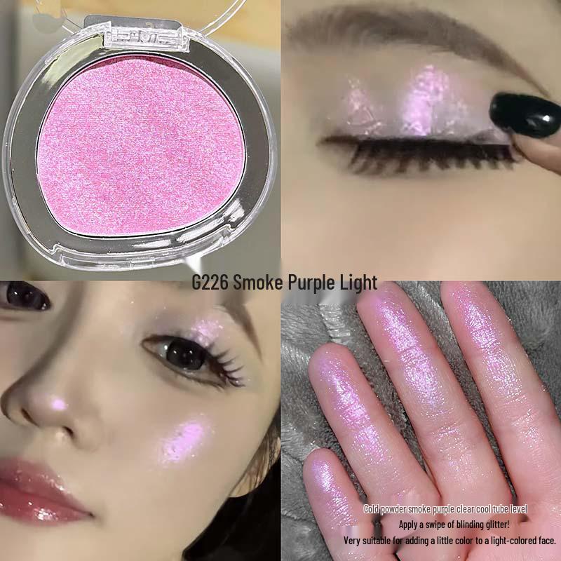 

LUCKGO Light-Sensitive Highlighting Powder: Face Brightener & Contour with Fine Shimmer for Students. 9.5g